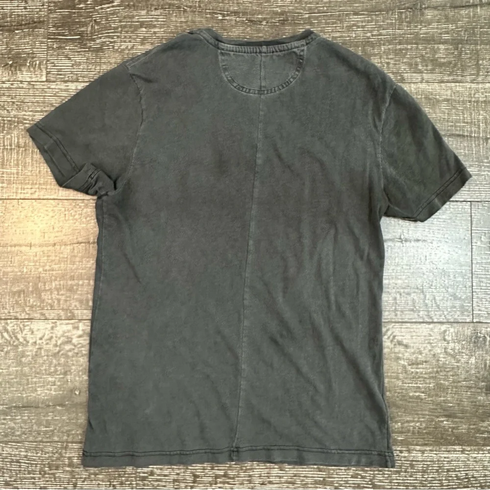 Banana Republic Heritage Dark Gray V-Neck Tee